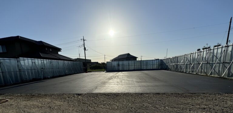 越谷市 資材置き場舗装工事